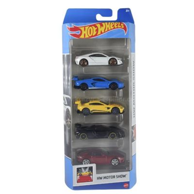 Set 5 masini HW motor show Hot Wheels