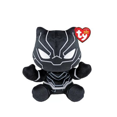 Plus 15 cm Beanie Babies soft Marvel Black Panther Ty