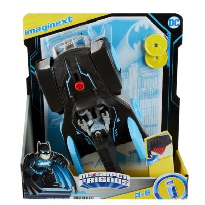 Vehicul cu figurina Bat-Tech Batmobil Imaginetext DC Super friends