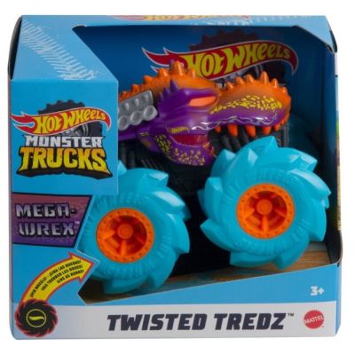 Masinuta Twister Tredz Mega Wrex scara 1 43 Hot Wheels Monster Truck