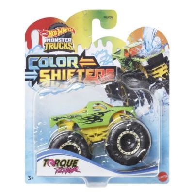 Camion Torque Terror cu culori schimbatoare scara 1 64 Hot Wheels Monster Truck