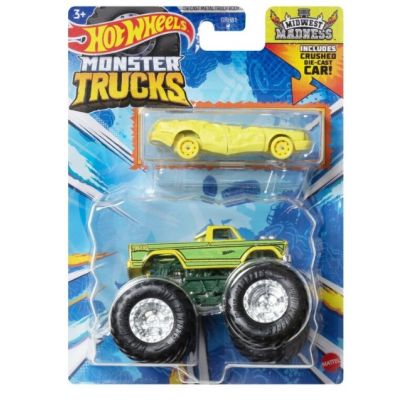 Masinuta metalica Midwest Madness Hot Wheels Monster Truck