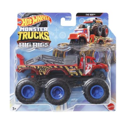 Masinuta metalica cu 6 roti Monster Truck Bone Shaker scara 1 64 Hot Wheels