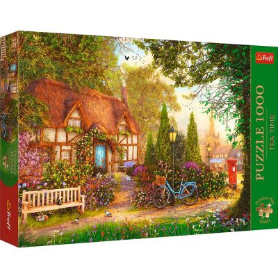 Puzzle 1000 piese Premium Plus Teatime. Cabana cu stuf Trefl