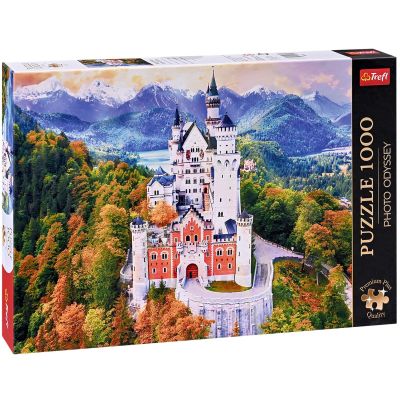 Puzzle 1000 piese Premium Plus Teatime. Castelul Neuschwanstein Germania Trefl