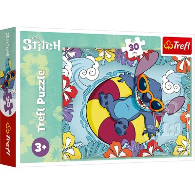 Puzzle 30. Stitch in vacanta Trefl