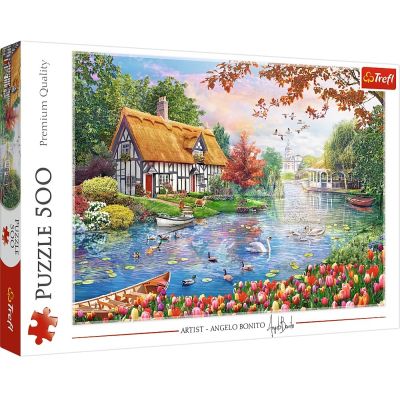 Puzzle 500. Refugiul tacut Trefl