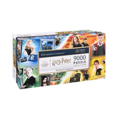 Puzzle UFT 9000 piese. Harry Potter Casele din Hogwarts Trefl