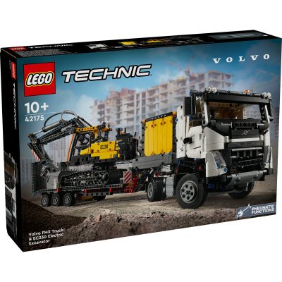 LEGO Technic. Camionul FMX si excavatorul electric EC230 de la Volvo 42175 2274 piese