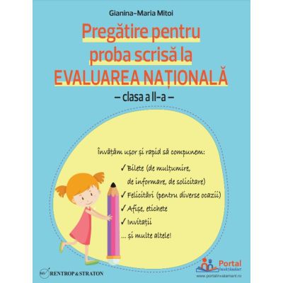 Evaluarea Nationala. Pregatire pentru proba scrisa clasa a 2-a - Gianina-Maria Mitoi