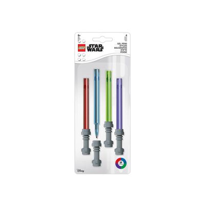 Set 4 pixuri colorate cu gel LEGO Star Wars Lightsaber 52875