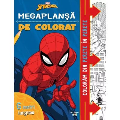 Marvel. Spider-Man. Megaplansa de colorat