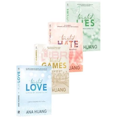 Pachet complet 4 volume Seria Twisted Hate Lies Games Love - Ana Huang