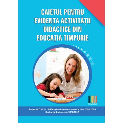 Caiet pentru evidenta activitatii didactice din educatia timpurie