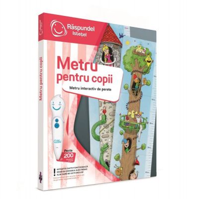 Raspundel Istetel carte interactiva Metru pentru copii