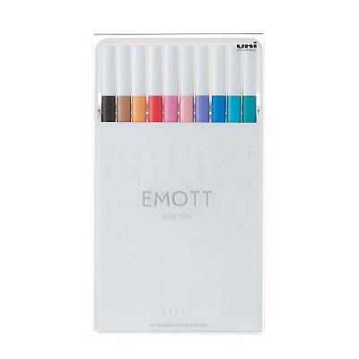 Set 10 culori pastel Fineliner, Emott