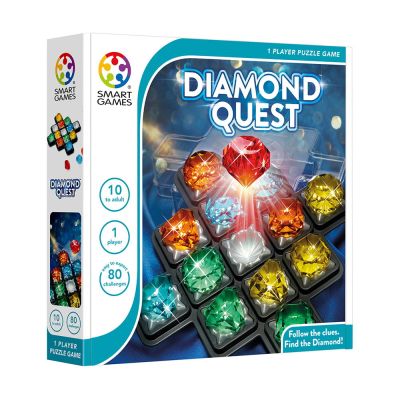 Joc de logica Diamond Quest cu 80 de provocari limba romana