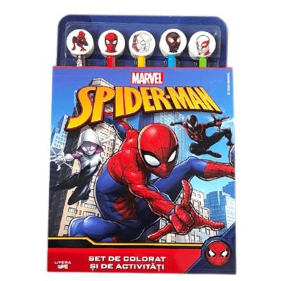 Marvel. Spider-Man. Set de colorat si de activitati