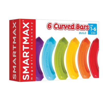 Joc magnetic Smart Max XT-Box of 6 curved bars set cu 6 piese curbate