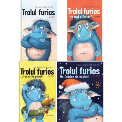 Pachet Trolul furios 4 volume - Barbara Van Den Speulhof