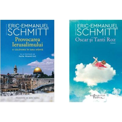 Pachet Provocarea Ierusalimului si Oscar si Tanti Roz - Eric-Emmanuel Schmitt