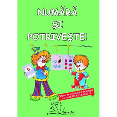 Numara si potriveste - contine 40 de jetoane