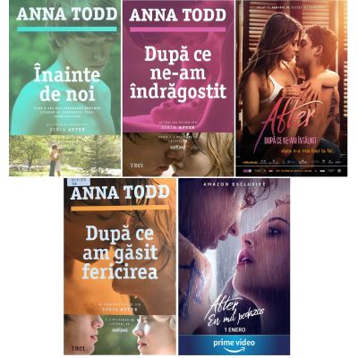 Pachet fictiune Anna Todd 5 carti Ed. Trei