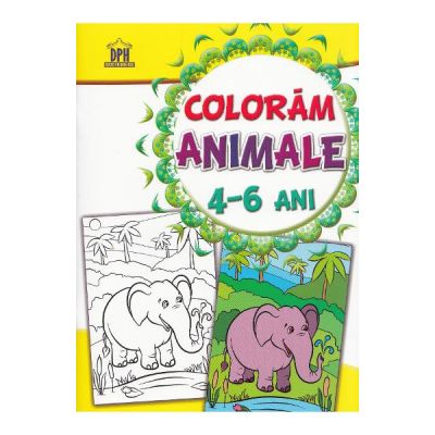 Coloram animale. 4-6 ani