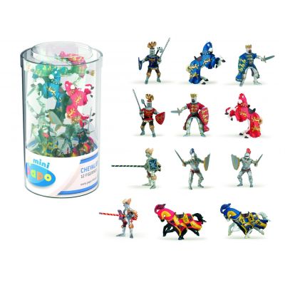 Set figurine mini cavaleri 12 piese Papo