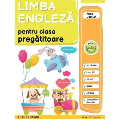 Limba engleza pentru clasa pregatitoare. Workbook - Arina Damian