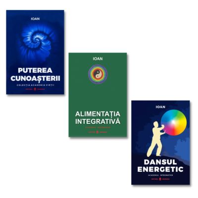 Pachet 3 titluri. Alimentatia Integrativa Dansul Energetic si Puterea Cunoasterii - Ioan Prisecaru