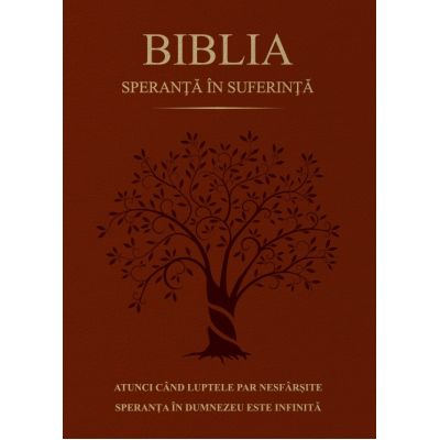 Biblia. Speranta in suferinta Coperta maro