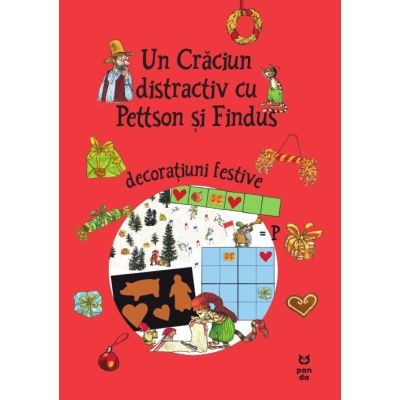 Un Craciun distractiv cu Pettson si Findus. Decoratiuni festive - Sven Nordqvist