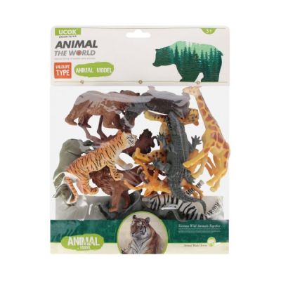 Jucarie figurine animale salbatice MegaCreative set de 12 buc. J1685