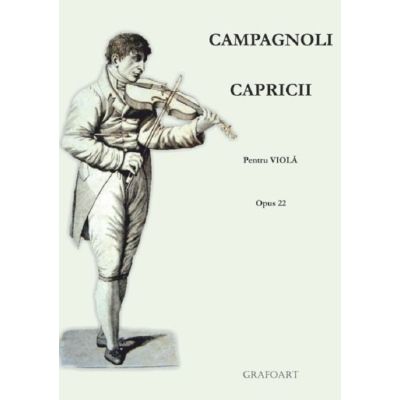 Capricii pentru viola Op. 22 - Bartolomeo Campagnoli