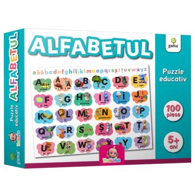 Puzzle educativ TraLaLa. Alfabetul