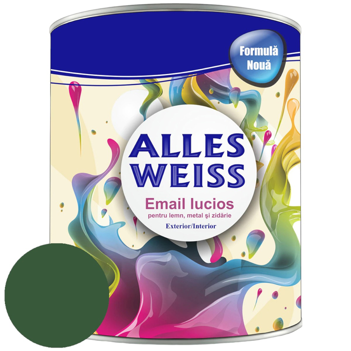 ALLES WEISS EMAIL ALCHIDIC VERDE MIJLOCIU 55 - C0.6L