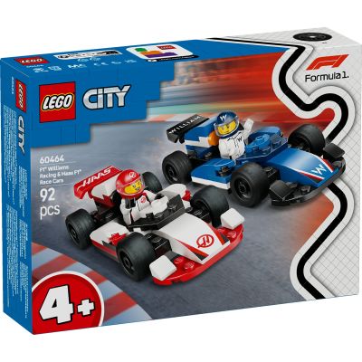 LEGO City. Masini de curse F1 Williams Racing si Haas F1 60464 92 piese