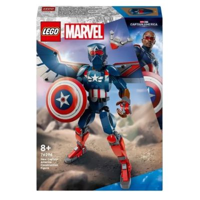 LEGO Marvel Super Heroes. Figurina noua de constructie Capitanul America 76296 359 piese