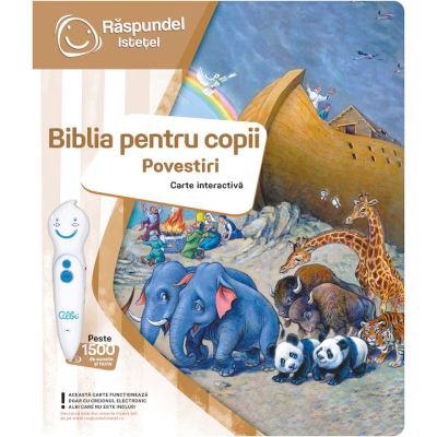 Carte interactiva Raspundel Istetel. Biblia pentru copii Povestiri