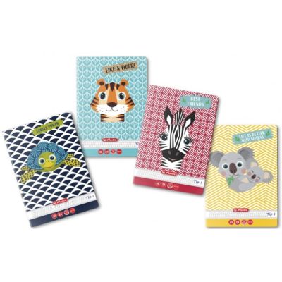 Set 5 Caiete A5 tip 1 24 file motiv Cute Animals Herlitz C2700