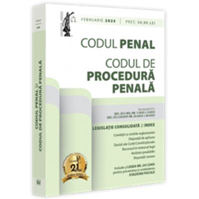 Codul penal si Codul de procedura penala februarie 2025 - Dan Lupascu