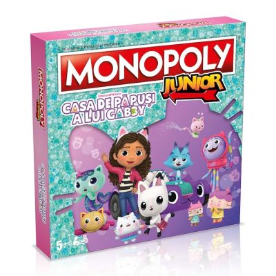 Joc Monopoly Junior Gabbys Dollhouse versiunea romana