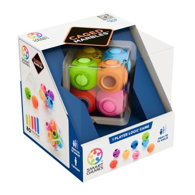 Joc logic Smart Games Caged Marbles cu 80 de provocari editie internationala