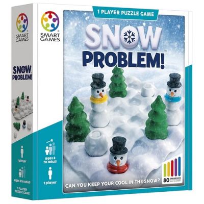 Joc logic Smart Games Snow Problem cu 80 de provocari editie internationala