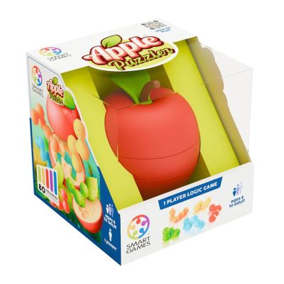 Joc logic Smart Games Apple Puzzler cu 80 de provocari editie internationala