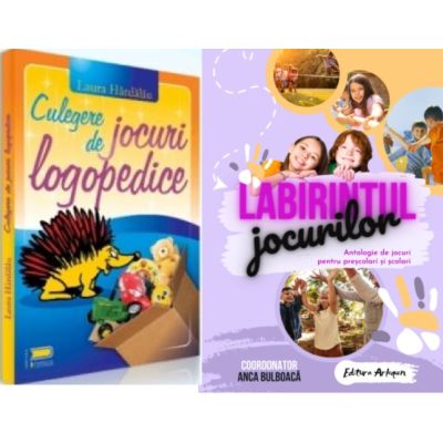 Pachet culegere si antologie de jocuri logopedice pentru prescolari si scolari - Laura Hardalau Anca Bulboaca