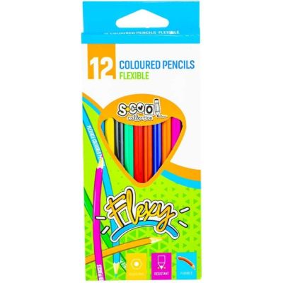 Creioane Color Flexibile 12 CuloriSet S-COOL