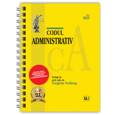 Codul administrativ Mai 2025 - Prof. univ. dr. Verginia Vedinas