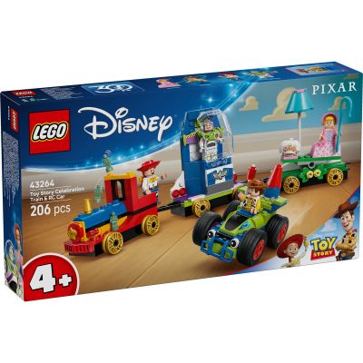 LEGO Disney. Tren aniversar si masina RC din Toy Story 43264 206 piese